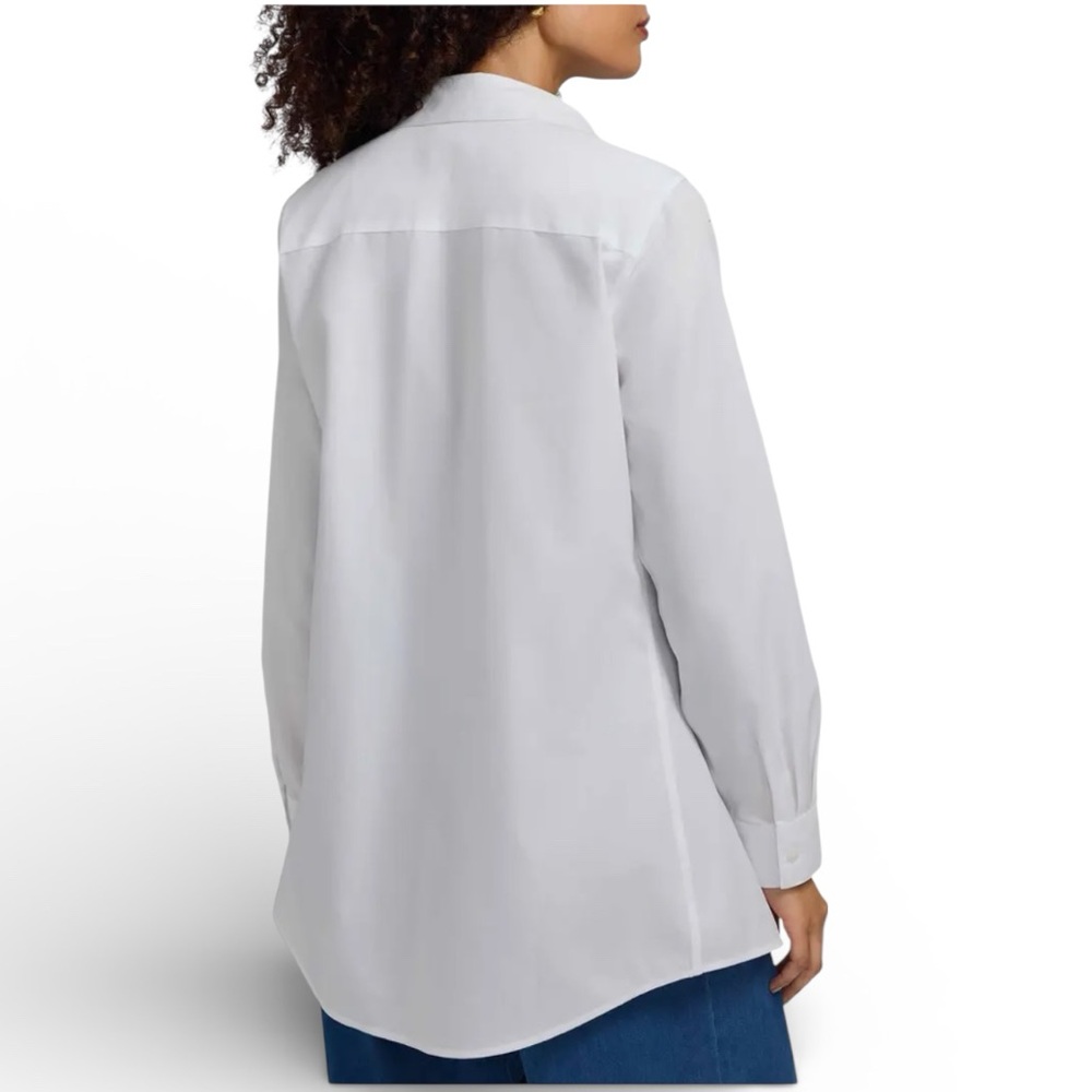 Foxcroft Cici Non-Iron Tunic NWOT - Picture 4 of 7